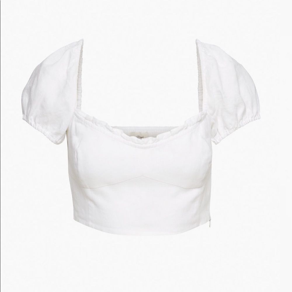 NWT Wilfred/aritzia wander linen blouse